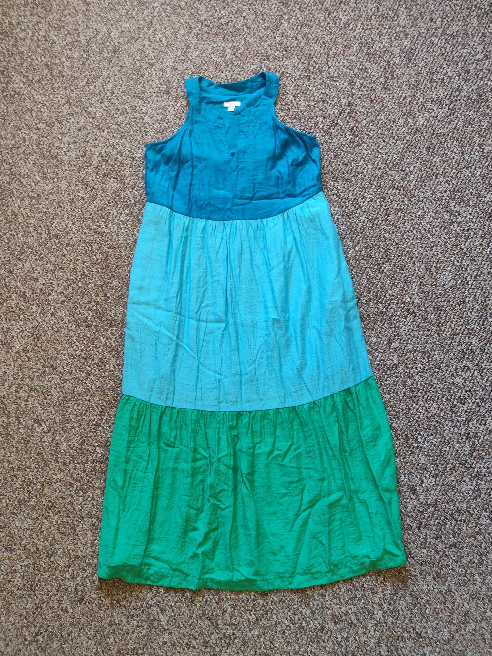 J. Jill Tiered Midi Dress Small petite